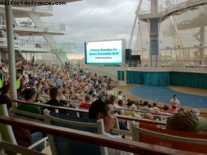 Excercice de sauvetage - Notre 42eme croisière Atlantis (à bord de l'Allure of the Seas)
