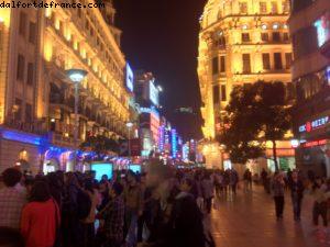 East Route de Nanquin de nuit - Shanghai