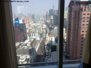 Vue sur East Nanjing Roand - Chambre #3014 - Le Royal Méridien Hôtel - Shanghai