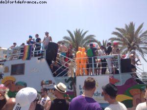 La parade de la Gaypride - Maspalomas - Semaine des Fiertés - Gran Canaria 