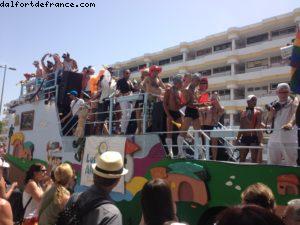 La parade de la Gaypride - Maspalomas - Semaine des Fiertés - Gran Canaria 