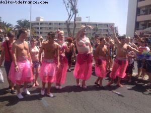 La parade de la Gaypride - Maspalomas - Semaine des Fiertés - Gran Canaria 