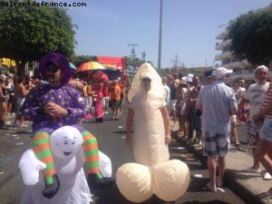 La parade de la Gaypride - Maspalomas - Semaine des Fiertés - Gran Canaria 