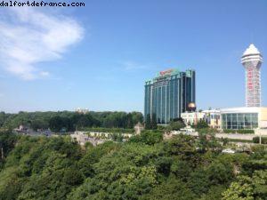 Traversée du pont de l'arc en ciel - Traversée de la frontière Canada-USA