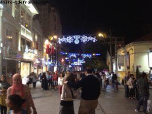 Pedestrian Street - Istanbul - Our 43rd Atlantis cruise (Celebrity Equinoxe)