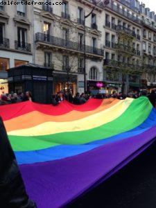Manif pour l'égalité des droits sur le mariage - Paris