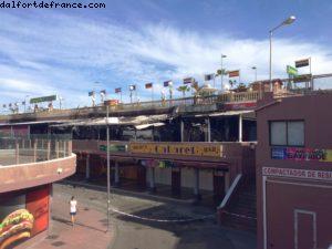 1 day after the fire - Yumbo Center - Maspalomas