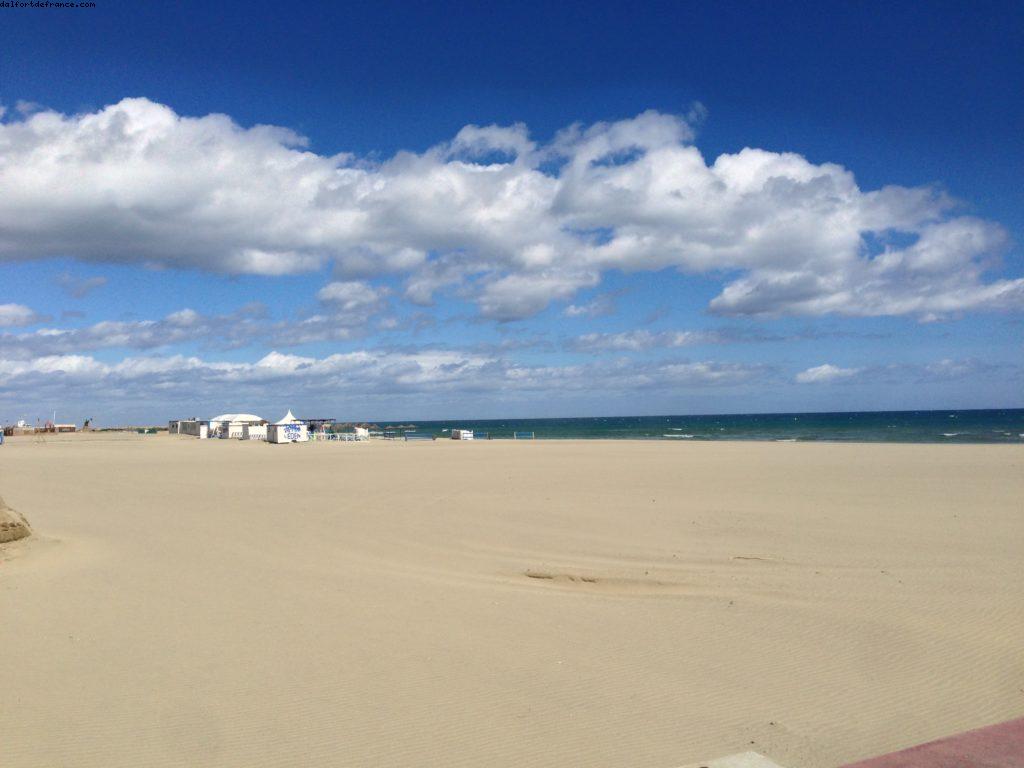 Route entre Perpignan et Collioure