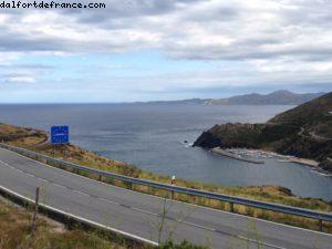 Route entre Collioure et Girone