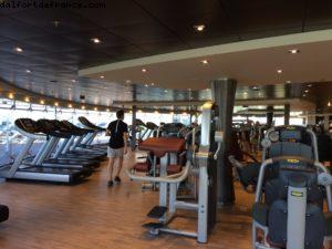 La salle de sport - Notre 10eme croisière RSVP (à bord du MSC Divina)