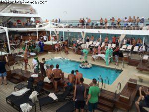 Equator crossing Initiation by Queen Neptune - Our 59th Atlantis Cruise (Seabourn Odyssey)