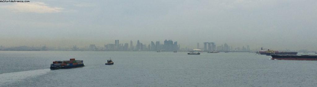 Sailing in front of Singapore - Our 59th Atlantis Cruise (Seabourn Odyssey)