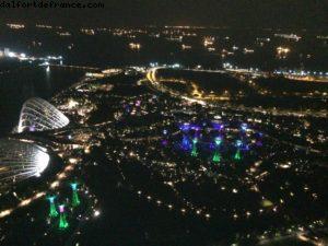 Night view from Marina Bay Sands - Singapore - Honeymoon - Asia