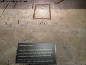 Fondations des tours - Musée du Mémorial des attentats du 11 septembre - World Trade Center - Ville de New York