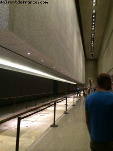 Fondations de la tour Sud -Musée du Mémorial des attentats du 11 septembre - World Trade Center - Ville de New York