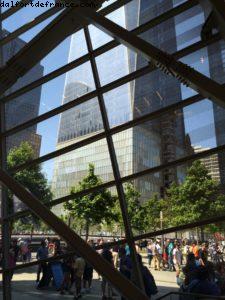 Entrée du musée du Mémorial des attentats du 11 septembre - World Trade Center - Ville de New York