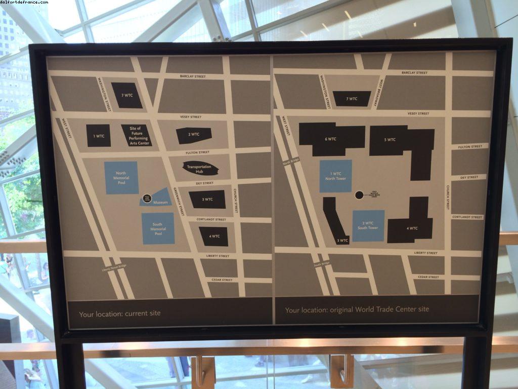 Entrée du musée du Mémorial des attentats du 11 septembre - World Trade Center - Ville de New York