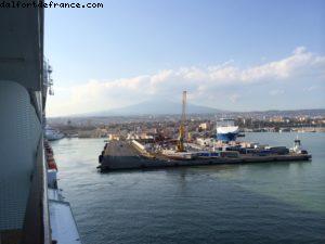 Départ de Catane - Notre 50eme croisière Atlantis (à bord du Celebrity Equinox)