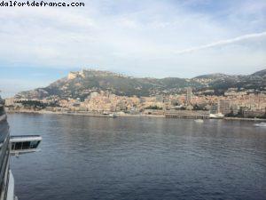 Réveil avec vue sur la palais princier - Monaco - Notre 50eme croisière Atlantis (à bord du Celebrity Equinox)