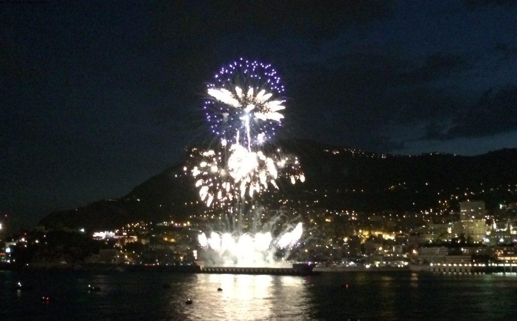 Finale du championat de feux d'artifice - Monte Carlo - Notre 50eme croisière Atlantis (à bord du Celebrity Equinox)