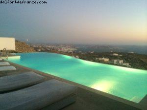 Fantastique coucher de soleil @ La villa - Fanari