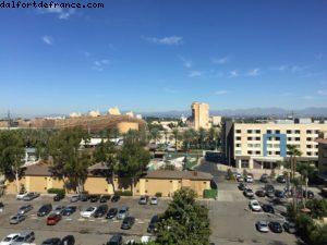 Vue de la chambre - Sheraton Park Hôtel - Los Angeles, Californie (octobre 2014)