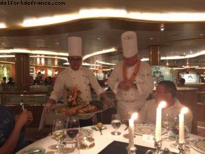 Dîner à la table du Chef - Notre 51eme croisière Atlantis (à bord du Golden Princess)