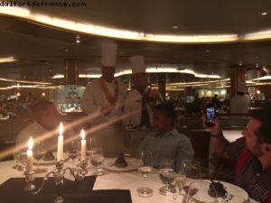 Dîner à la table du Chef - Notre 51eme croisière Atlantis (à bord du Golden Princess)