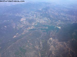 Survole de la Californie - AA270 HNL->LAX (août 2015)