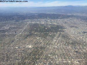 Survole de la Californie - AA270 HNL->LAX (août 2015)