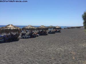 Plage de Perissa - Notre 53eme croisière Atlantis (à bord du Celebrity Equinoxe)