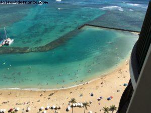 View from room #2915 - Rainbow Tower - Hilton Hawaiian Village - Honolulu