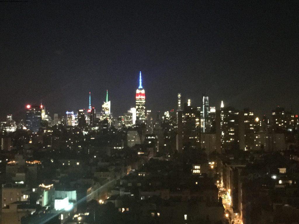 View from the lounge - Sheraton Tribbeca - New York