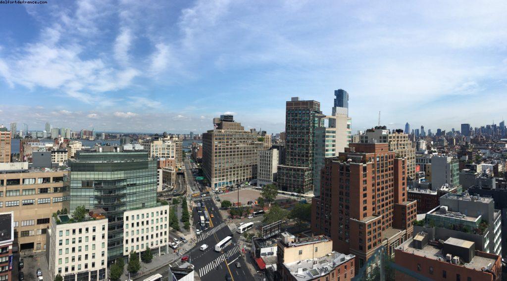 View from the lounge - Sheraton Tribbeca - New York