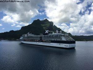 Arrivée à Bora Bora - Notre 56eme croisière Atlantis (à bord de l'Oceania Marina)