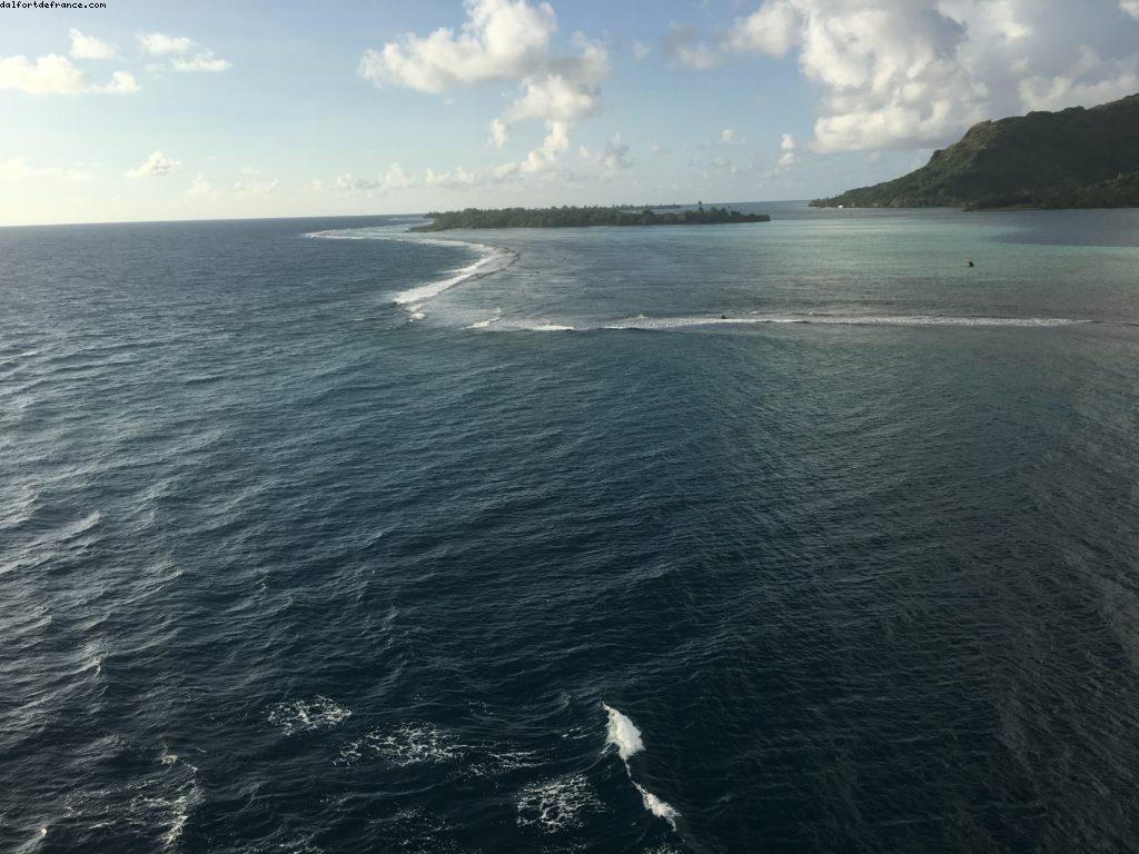 Arrivée à Huahine - Notre 56eme croisière Atlantis (à bord de l'Oceania Marina)