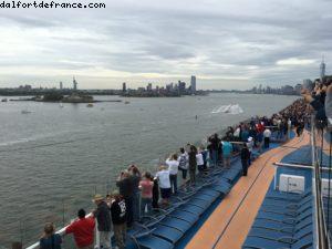 Magical departure from Cape Liberty - New York City