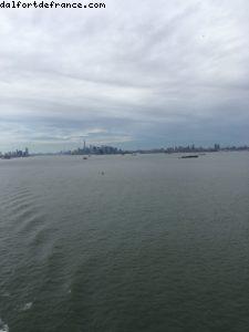 Magical departure from Cape Liberty - New York City