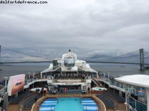 Magical departure from Cape Liberty - New York City