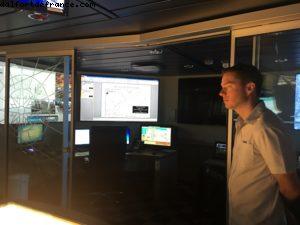 Visiting the bridge - Our 57th Atlantis Cruise (Anthem of the Seas)