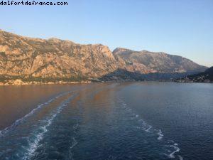 Départ spectaculaire de Kotor - Notre 57eme croisière Atlantis (à bord de l'Eurodam)