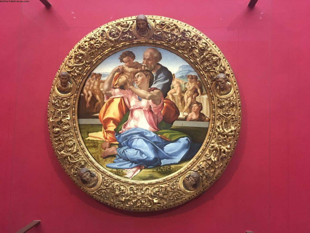 Michelangelo Buonarroti - La Sainte Famille -1507- Ufizzi Gallery - Florence - Notre 59eme croisière Atlantis (à bord du Celebrity Equinox)