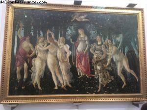 Boticelli - Printemps - 1478 Ufizzi Gallery - Florence - Notre 59eme croisière Atlantis (à bord du Celebrity Equinox)