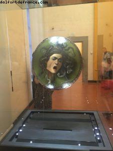 Caravagio - Test di Medusa - 1597 Ufizzi Gallery - Florence - Notre 59eme croisière Atlantis (à bord du Celebrity Equinox)