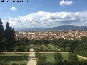 Boboli Garden - Palazzo Pitti - Florence - Notre 59eme croisière Atlantis (à bord du Celebrity Equinox)