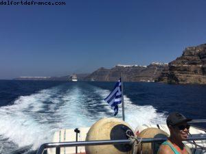 Chaloupe privée vers Santorin - Notre 59eme croisière Atlantis (à bord du Celebrity Equinox)