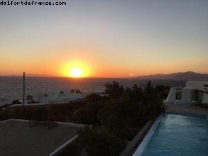Sunset @ The villa - Mykonos