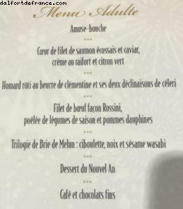 Bistrot Chez Rémi - Walt Disney Studios - New Year's Eve Dinner - Disneyland Paris (December 2016)