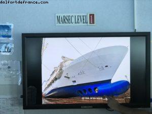 Visite du poste de pilotage - Notre 61eme croisière Atlantis (à bord de l'Allure of the Seas)