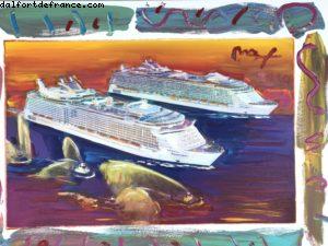 Visite du poste de pilotage - Notre 61eme croisière Atlantis (à bord de l'Allure of the Seas)